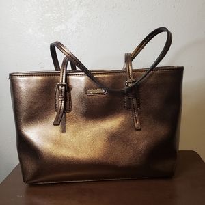 Bronze Satchel Handbag
